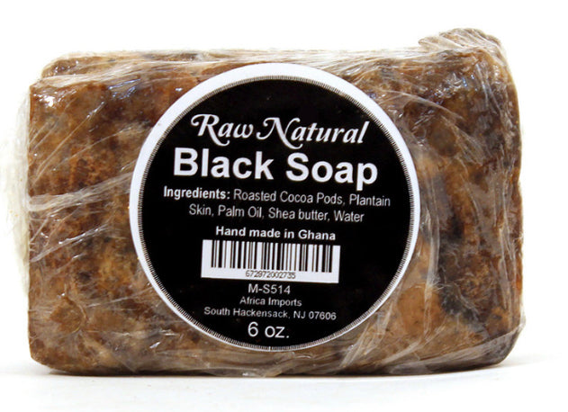 Raw Natural Black Soap